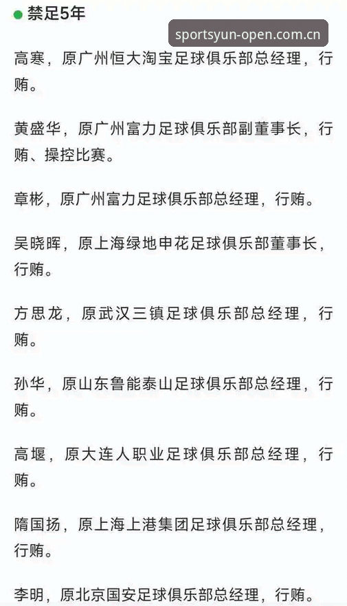 云开体育怎么下载使用指南 中国足协第三批禁足名单深度解析——足球从业者必须知道的行业红线与应对指南